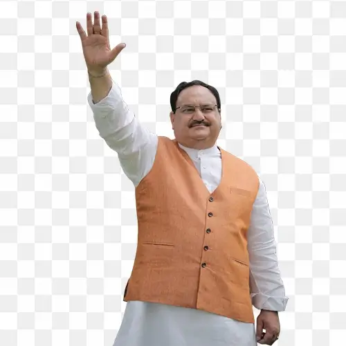 Png Image of JP nadda bjp politician